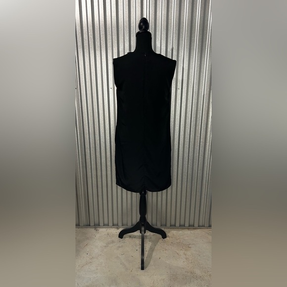 Women’s 3.1 Phillip Lim Sleeveless Solid Black Jewel Polyester Dress Size Medium - Picture 2 of 4